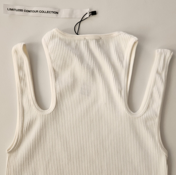 Zara Limitless Contour Collection Ribbed Double Strap Tank Top - Picture 5 of 5